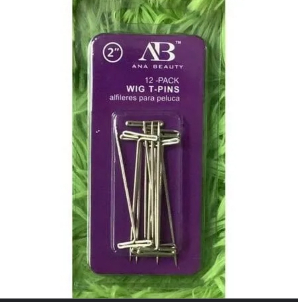 Ana Beauty Wig T-Pins 12-Pack NEW